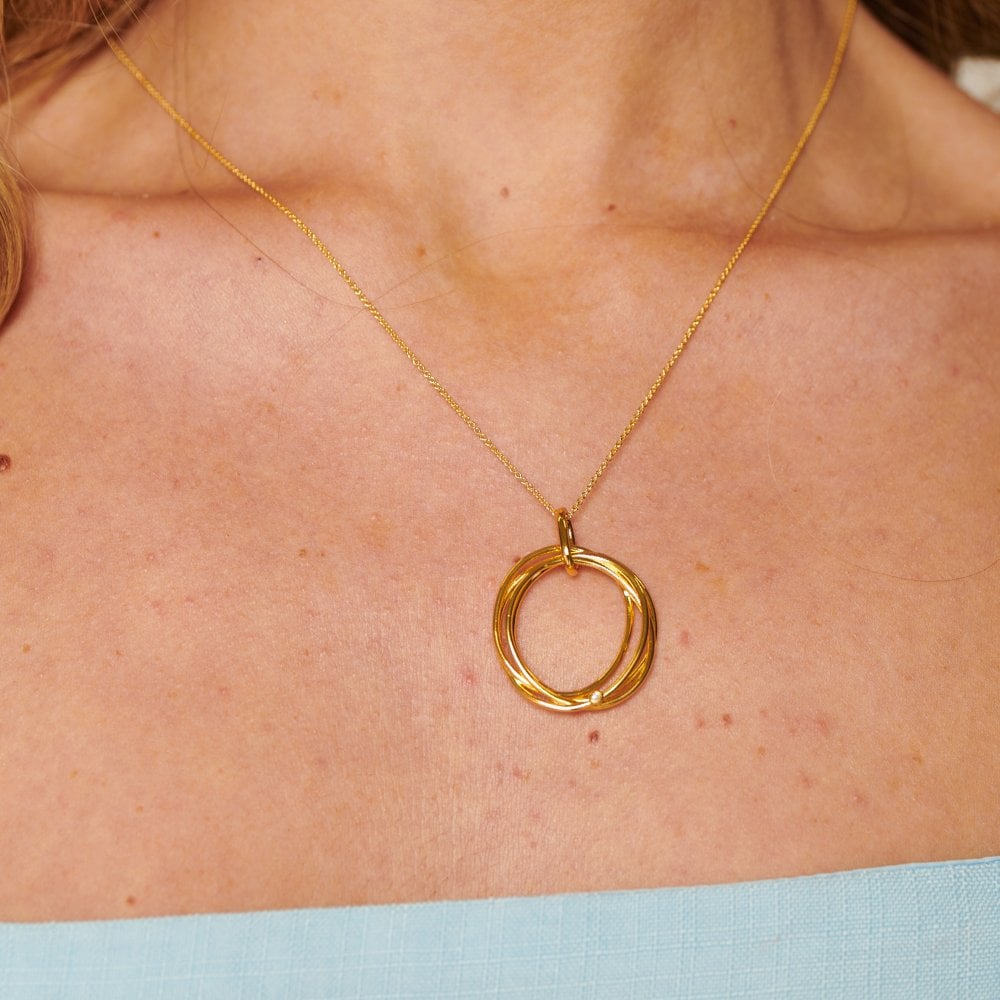 Hot Diamonds 45cm HD X GE String Necklace - Gold