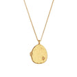Hot Diamonds 45cm HD X JJ Large Luna Locket Necklace - Gold - Old Railway Line Garden Centre
