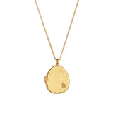Hot Diamonds 45cm HD X JJ Large Luna Locket Necklace - Gold - Old Railway Line Garden Centre