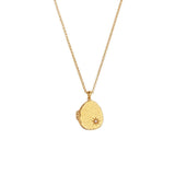 Hot Diamonds 45cm HD X JJ Lunar Locket Necklace - Gold