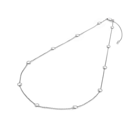Hot Diamonds 45cm Large Illuminate Necklace - Silver - Old Railway Line Garden Centre