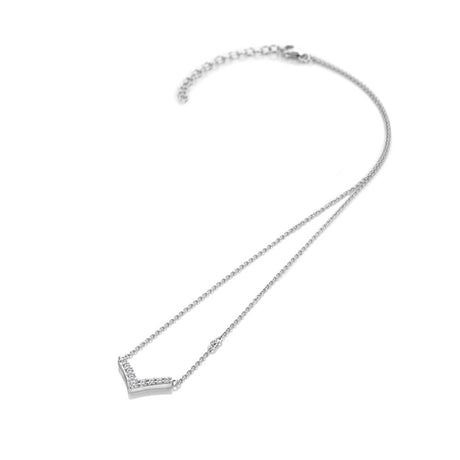 Hot Diamonds 45cm Lustre Necklace - Silver - Old Railway Line Garden Centre