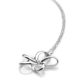Hot Diamonds 45cm Natural Flower Necklace - Silver