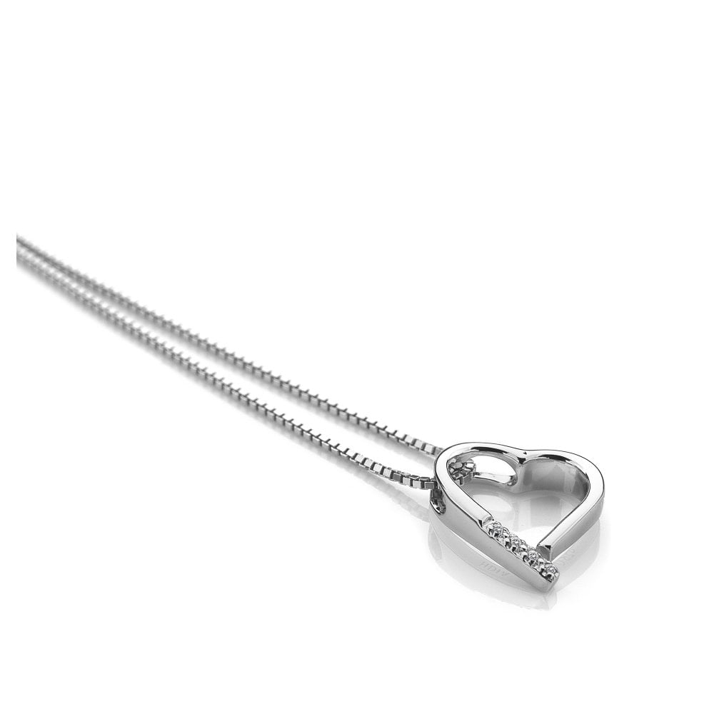 Hot Diamonds 45cm Romantic Heart Necklace - Silver