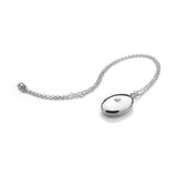 Hot Diamonds 45cm Romantic Oval Locket Necklace - Silver