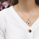 Hot Diamonds 45cm Romantic Oval Locket Necklace - Silver