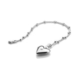 Hot Diamonds 45cm Small Romantic Heart Locket Necklace - Silver