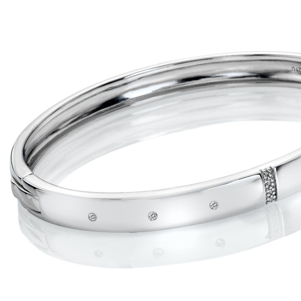 Hot Diamonds 60mm Much Loved Bangle - Silver