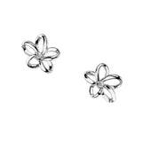 Hot Diamonds 8mm Natural Flower Stud Earrings - Silver