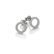 Hot Diamonds 8mm Striking Circle Earrings - Silver - Old Railway Line Garden Centre