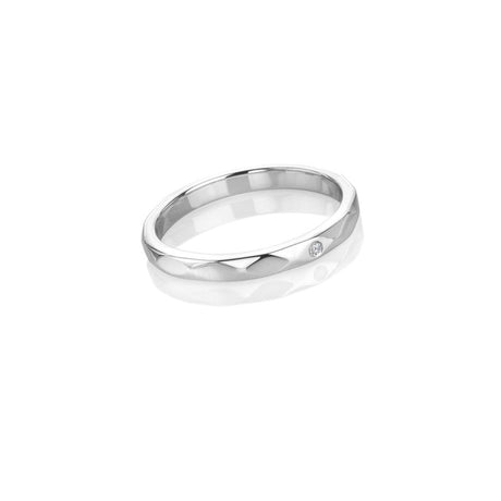 Hot Diamonds Harlequin Ring - Silver - Size M - Old Railway Line Garden Centre
