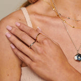 Hot Diamonds HD X GE Harlequin Ring - Gold - Size M