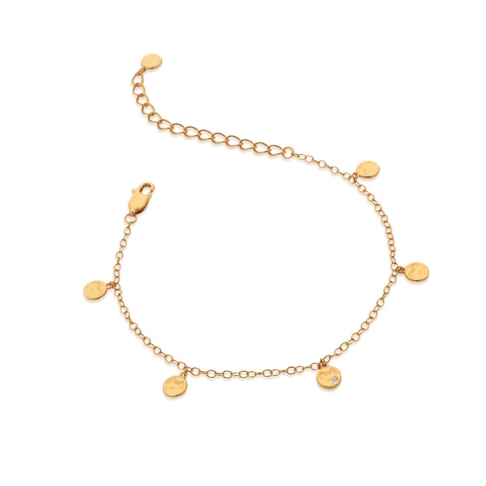 Hot Diamonds  HD X Gem Lunar Bracelet - Gold