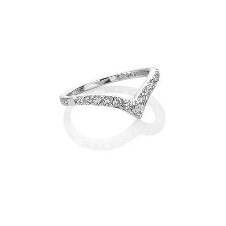 Hot Diamonds Lustre Ring - Silver - Size N - Old Railway Line Garden Centre