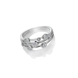 Hot Diamonds Tender Statement Ring - Silver - Size N