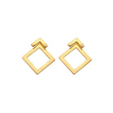 Hot Diamonds x GE Square Paired Earrings
