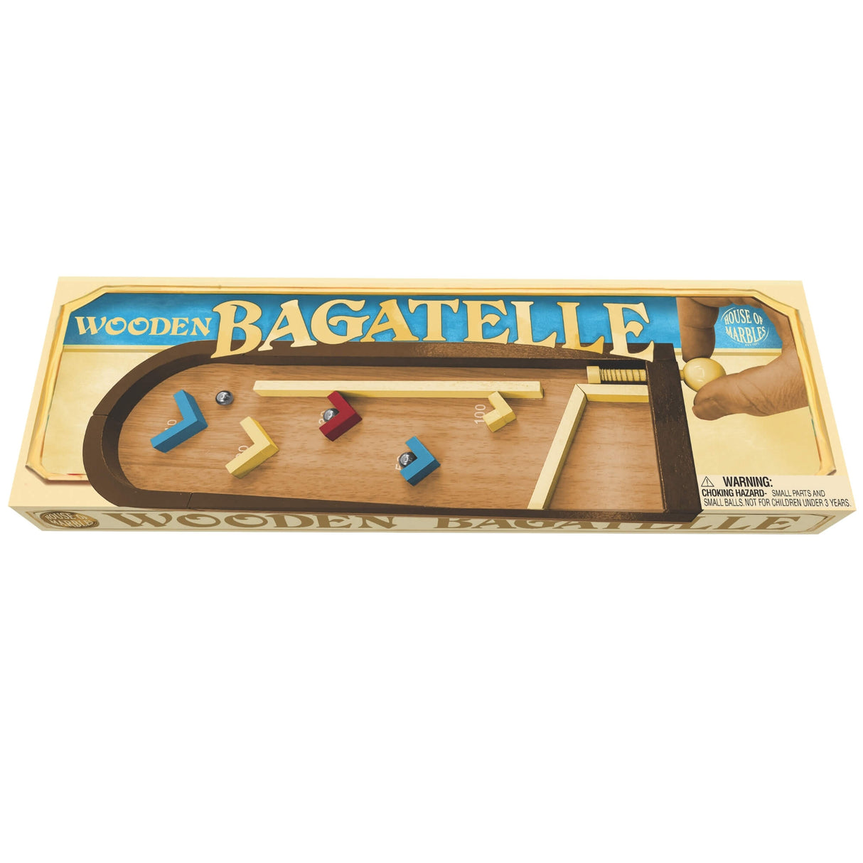 House of Marbles Wooden Bagatelle Pinball