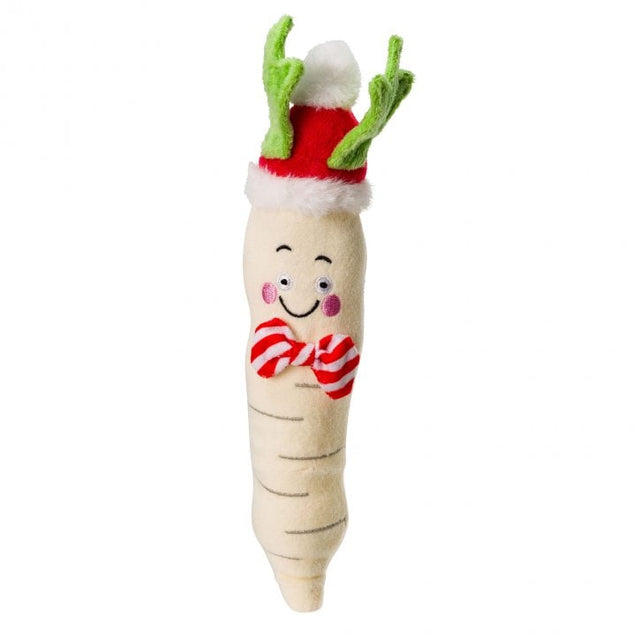 House of Paws Christmas Parsnip Squeaker Toy - Old Railway Line Garden Centre