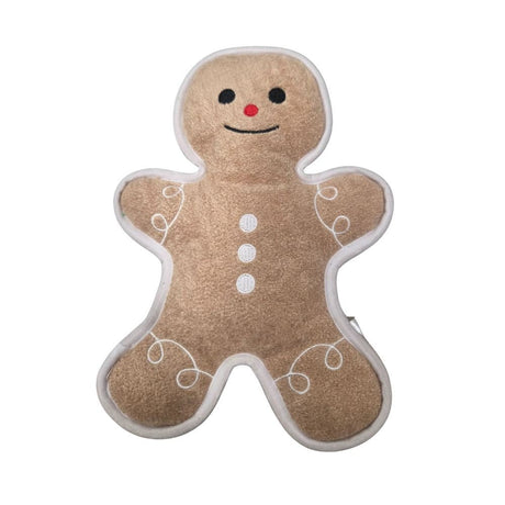 House of Paws Gingerbread Christmas Dog Toy - Old Railway Line Garden Centre