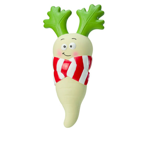 House of Paws Latex Christmas Parsnip Dog Toy - Old Railway Line Garden Centre