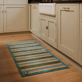 Hug Rug 150cm Timeless Stripe Green Runner