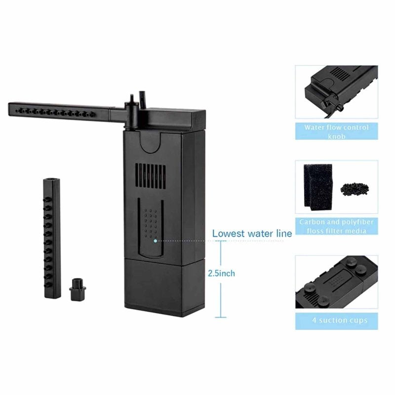 Hygger 37L LED Glass Aquarium Kit