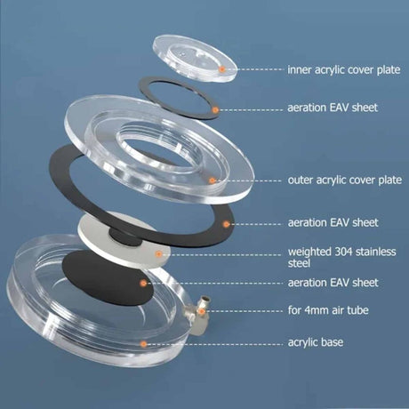 Hygger 8cm Invisible Nano Air Stone