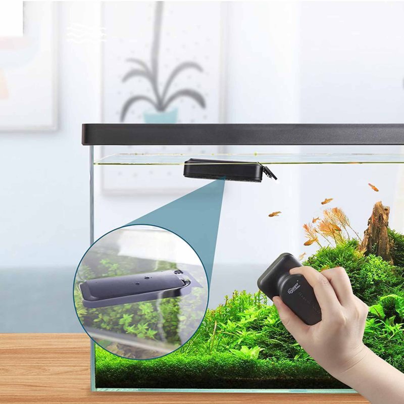 Hygger Aquarium Magnet Cleaner Brush & Scraper - Large