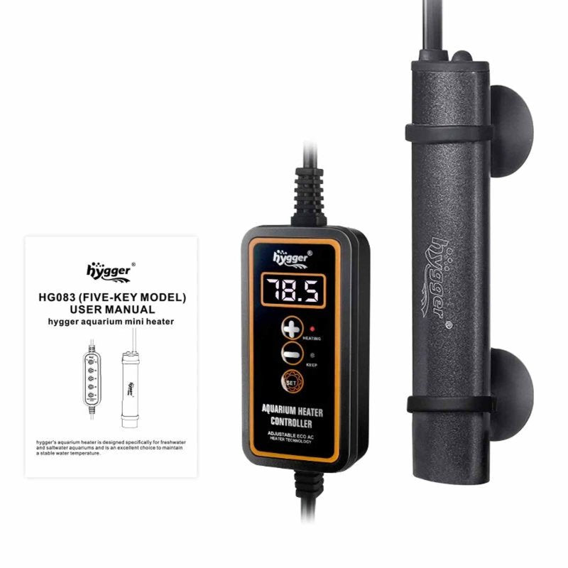 Hygger 75w Mini Digital Aquarium Heater