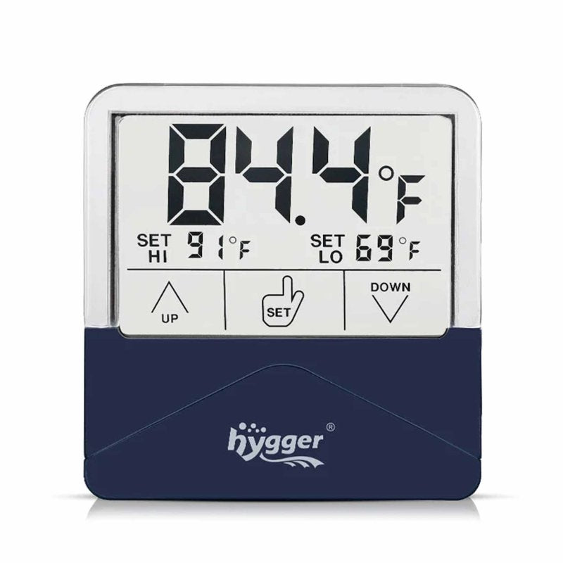 Hygger Transparent External Thermometers - Large