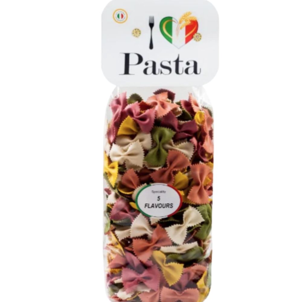 I Love Italia 500g 5 Flavours Butterfly Pasta