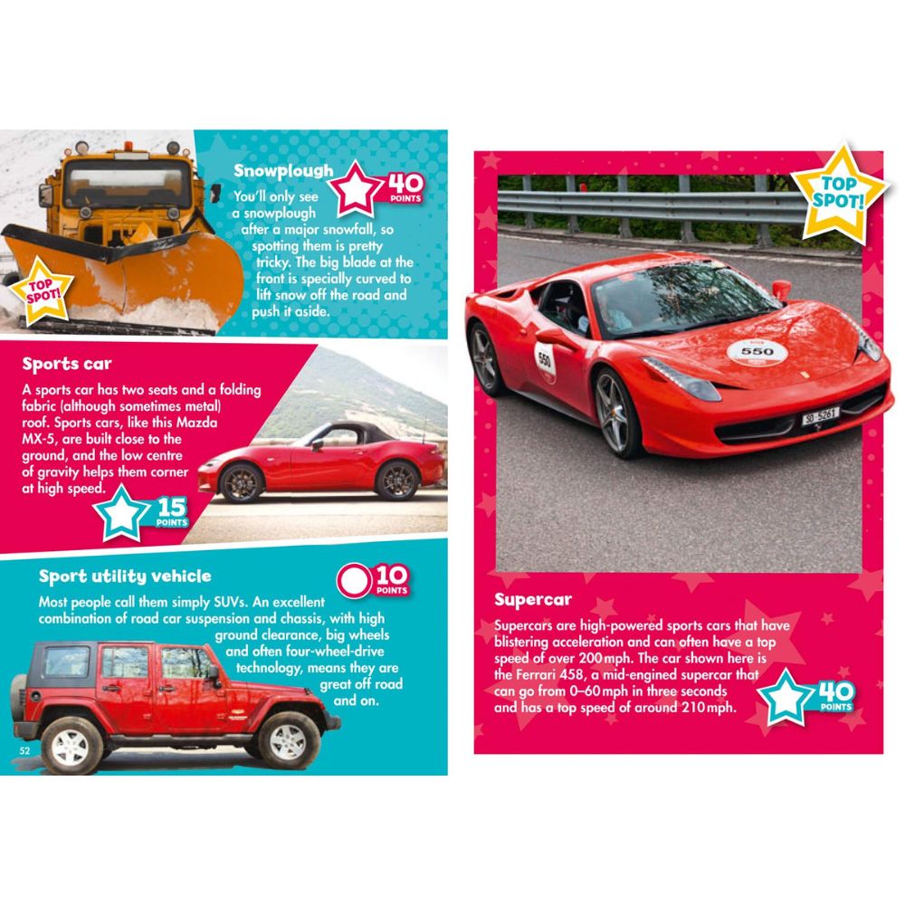 I-SPY Every Vehicle on the Road Childrens Guidbook