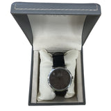 Icon 'South Audley' Watch with Black Strap