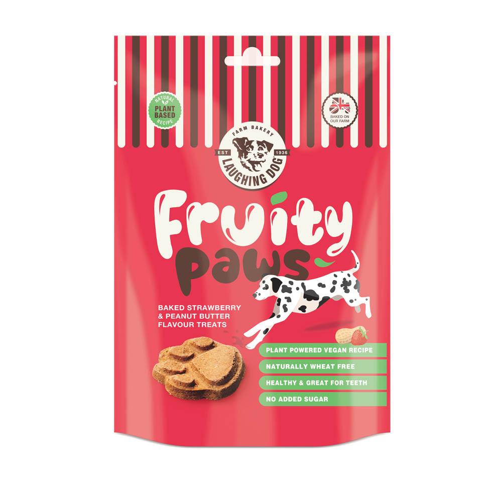 Laughing Dog 125g Wheat Free Fruity Paws Dog Treats