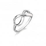 Hot Diamonds Infinity Ring - Silver - Size O