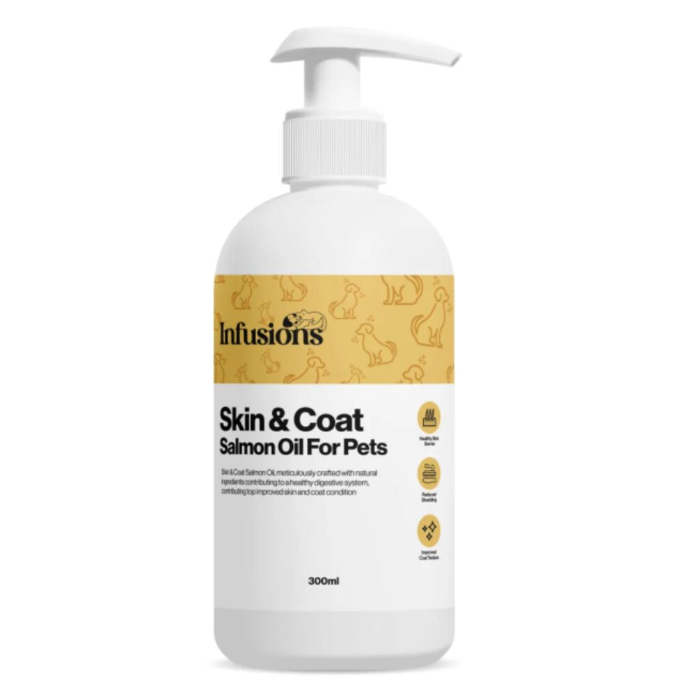 Infusions 300ml Skin & Coat Salmon Oil For Pets