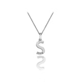 Hot Diamonds 45cm 'S' Micro Letter Necklace - Silver