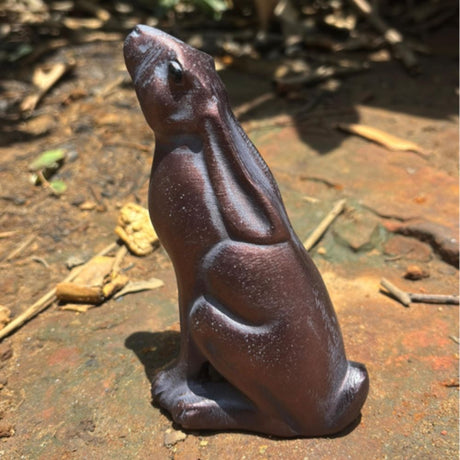 Inspirational Gifting 15cm Moongazing Hare Garden Sculpture - Old Railway Line Garden Centre