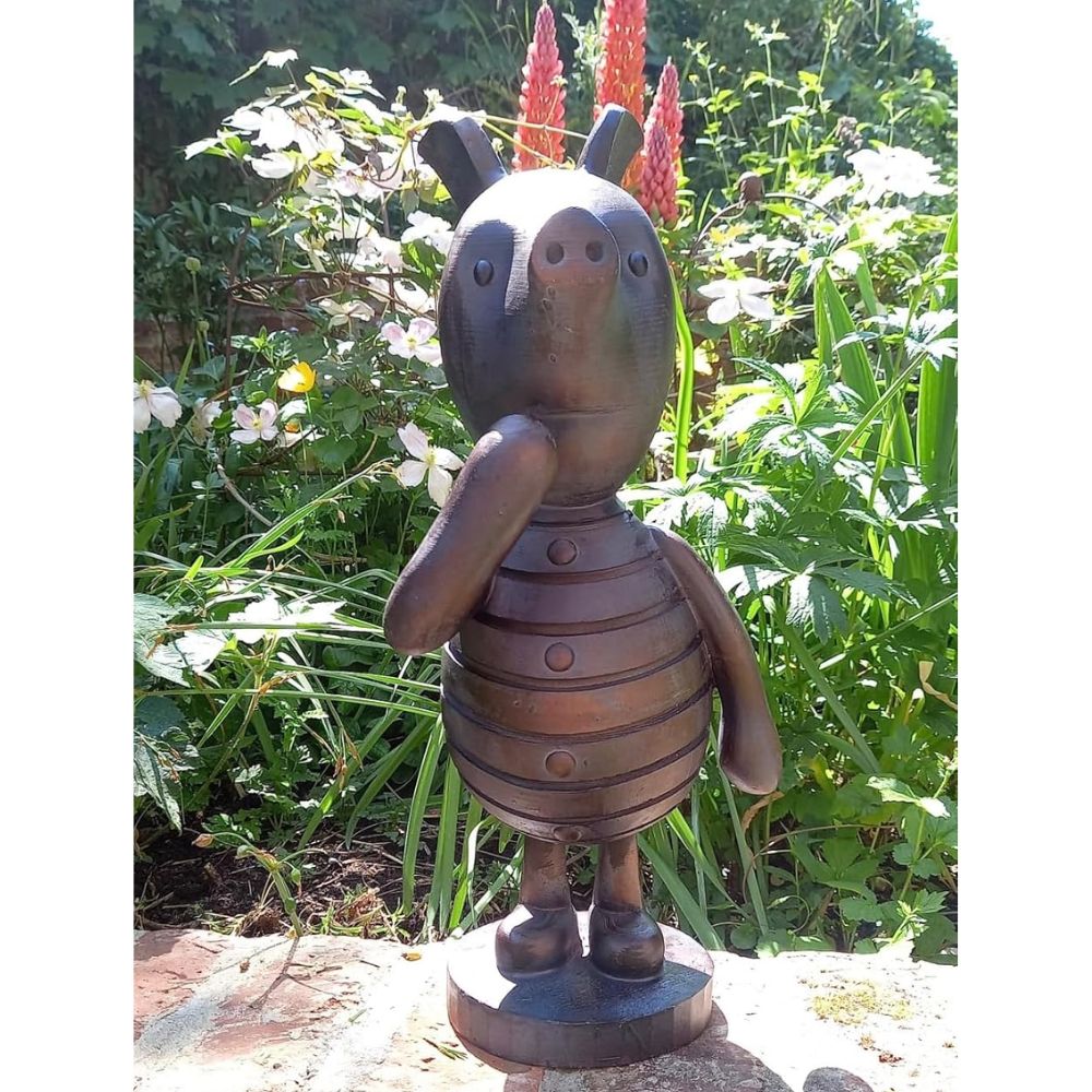 Inspirational Gifting 52cm Piglet Garden Sculpture