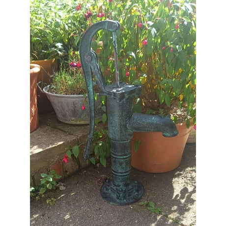 Inspirational Gifting Hand Pump Garden Ornament - Old Railway Line Garden Centre