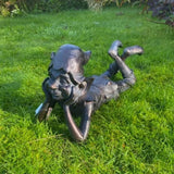 Inspirational Gifting 42cm Laying Pixie Garden Ornament