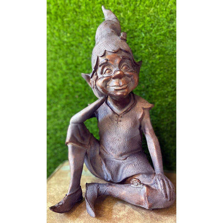 Inspirational Gifting Sitting Pixie Garden Ornament - Old Railway Line Garden Centre
