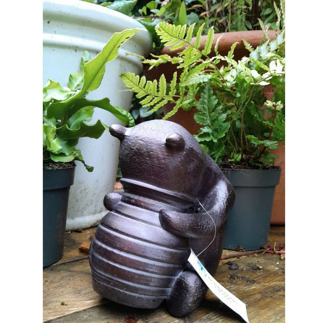 Inspirational Gifting Small Winnie The Pooh Garden Ornament - Old Railway Line Garden Centre