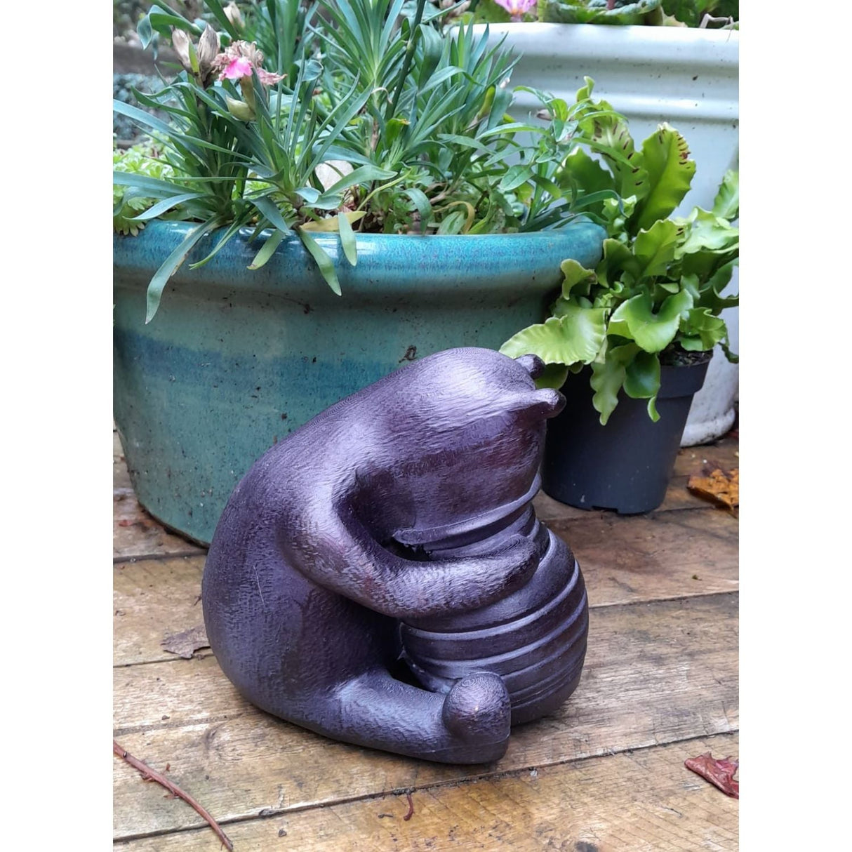 Inspirational Gifting Small Winnie The Pooh Garden Ornament - Old Railway Line Garden Centre