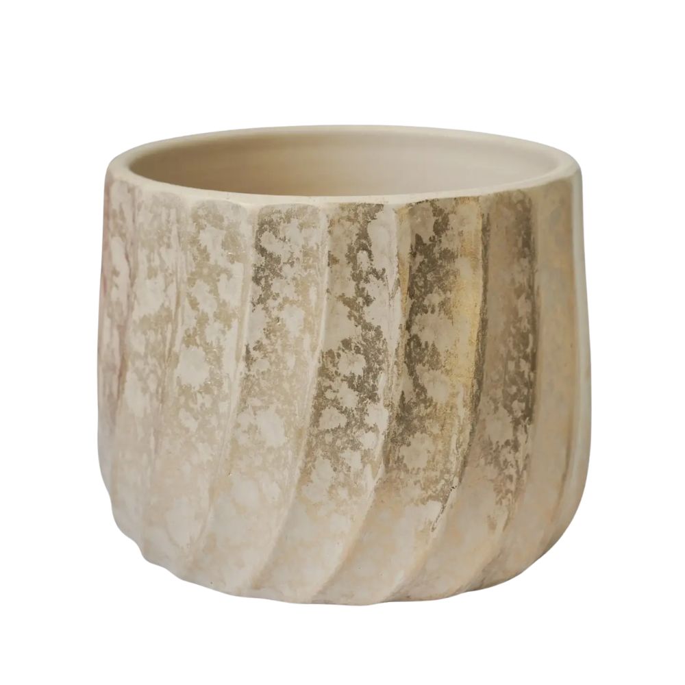 Ivyline 12.5cm Mae Gold Planter