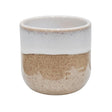 Ivyline 12cm Jodie Reactive Glaze Pot - Sand - Old Railway Line Garden Centre