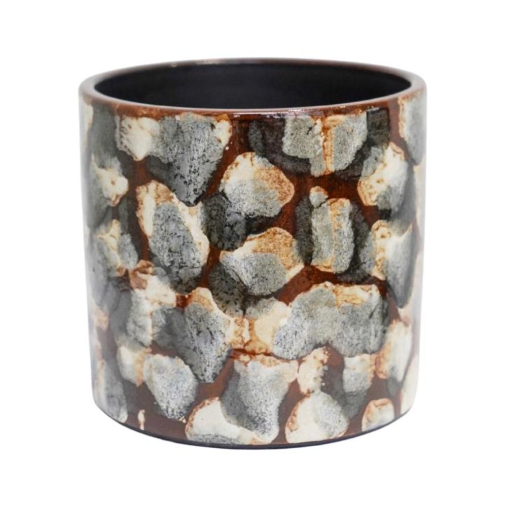 Ivyline 13cm Rio Reactive Blue Spot Planter