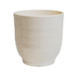 Ivyline 15.5cm Sofia Granite Glazed Pot - Vanilla - Old Railway Line Garden Centre