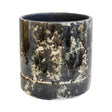 Ivyline 16.5cm Atlas Reactive Glaze Smudge Pot - Deep Green - Old Railway Line Garden Centre