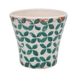Ivyline 19cm Porto Tile Tapered Pot - Green - Old Railway Line Garden Centre